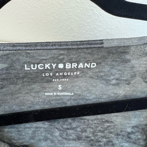 Lucky Brand Women's Short Sleeve Camo Tee - Picture 3 of 3